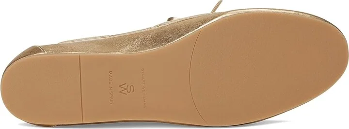 Stuart Weitzman Tinsley Moccasin Women's Shoes Silver : 8.5 M, Leather - Image 9