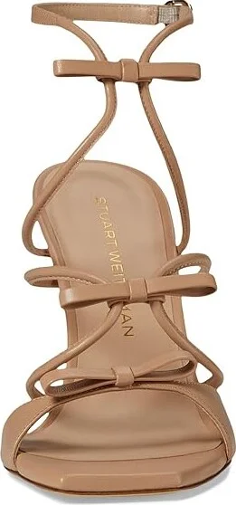 Stuart Weitzman Tully 100 Sandal Women's Sandals Adobe : 5.5 M, Leather - Image 2