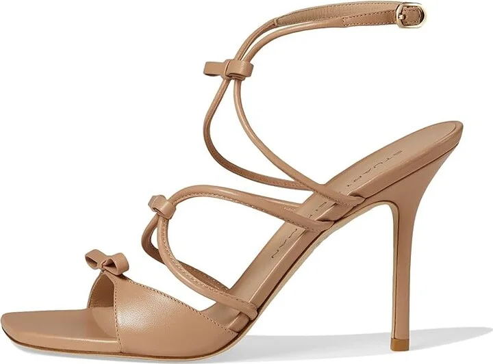 Stuart Weitzman Tully 100 Sandal Women's Sandals Adobe : 5.5 M, Leather - Image 5
