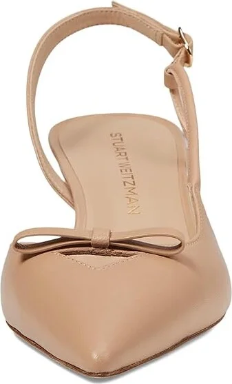 Stuart Weitzman Tully 50 Slingback High Women's Heels Adobe : 5.5 M, Leather - Image 2