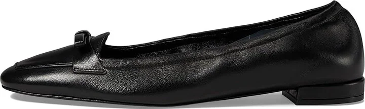 Stuart Weitzman Tully Loafer Women's Flat Shoes Black : 7.5 M, Leather - Image 5