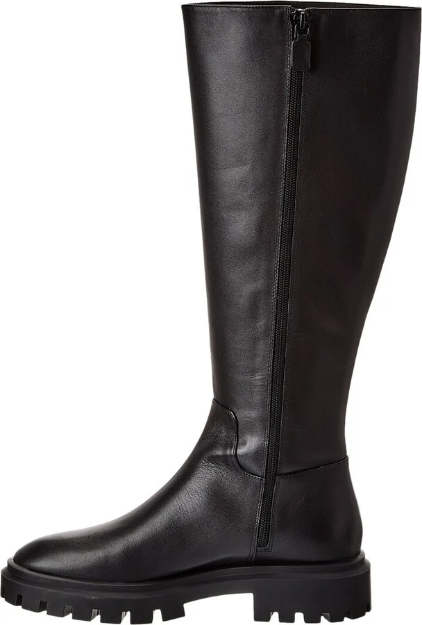 Stuart Weitzman Ultra Lug Leather Knee-High Boot - Image 2