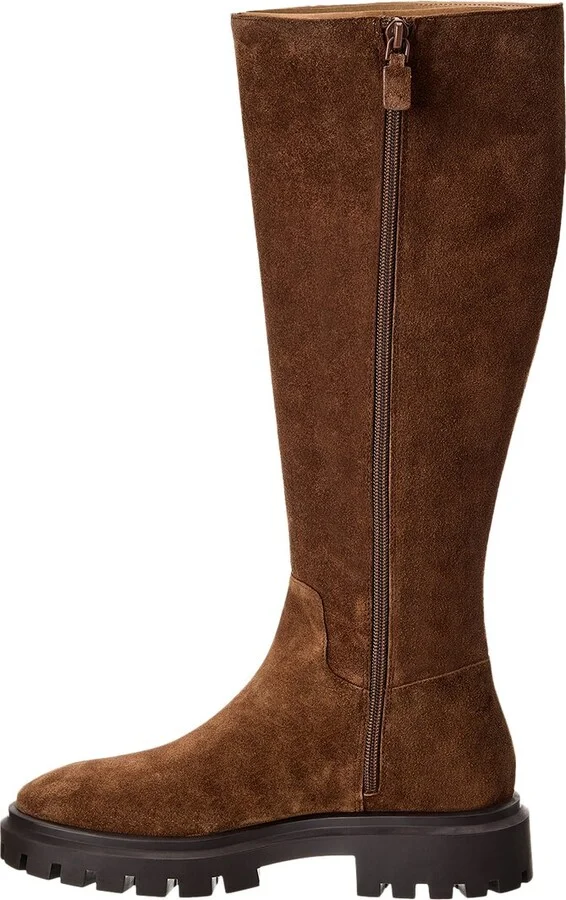 Stuart Weitzman Ultra Lug Suede Knee-High Boot - Image 2