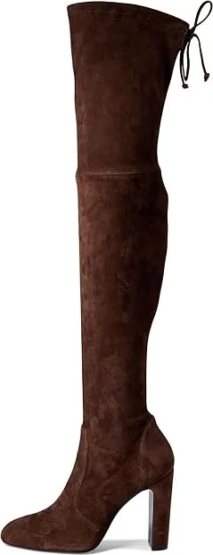 Stuart Weitzman Vidaland 100 Boot Women's Shoes Walnut : 10.5 B, Leather - Image 5