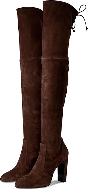 Stuart Weitzman Vidaland 100 Boot Women's Shoes Walnut : 10.5 B, Leather
