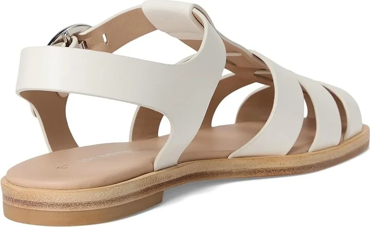 Stuart Weitzman Villa Fshrmn Sandals Women's Shoes Cream : 9 M, Leather - Image 4
