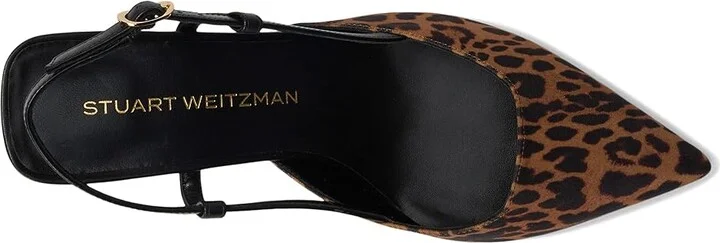 Stuart Weitzman Vinnie 50 Slingback High Women's Heels Classic : 6 M, Leather - Image 2