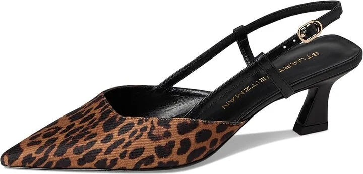 Stuart Weitzman Vinnie 50 Slingback High Women's Heels Classic : 6 M, Leather - Image 5