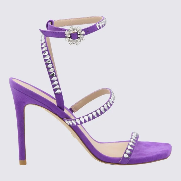 Stuart Weitzman Violet Suede Sandals