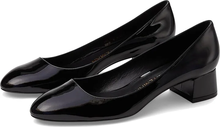 Stuart Weitzman Vivienne 35 Pump High Women's Heels Black : 7 M, Leather