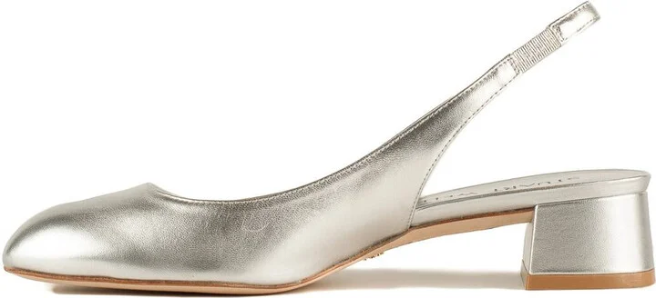 Stuart Weitzman Vivienne 35 Slingback Silver - Image 2