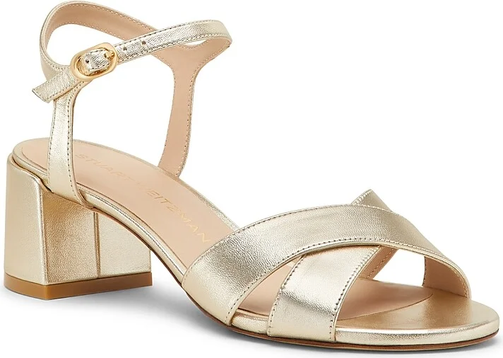 Stuart Weitzman Women's Dayna Block 50 Sandals