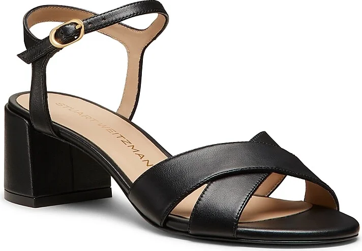 Stuart Weitzman Women's Dayna Block 50 Sandals