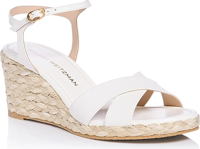 Stuart Weitzman Women's Dayna Espadrille Wedge Sandals