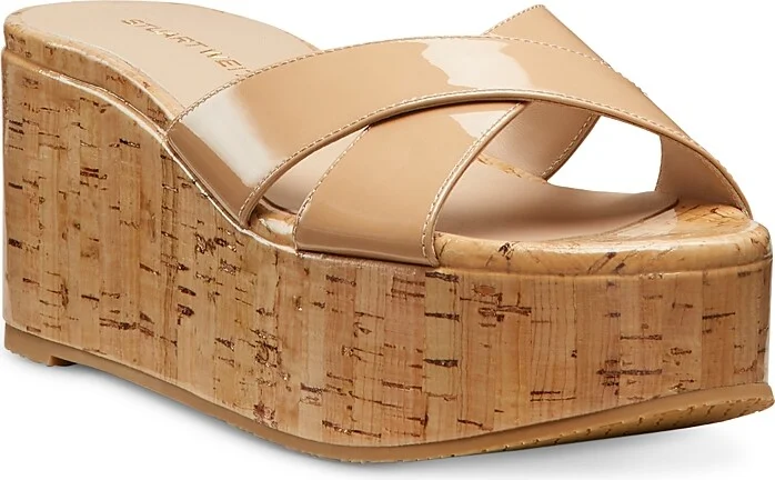 Stuart Weitzman Women's Dayna Wedge Sandals