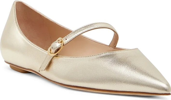 Stuart Weitzman Women's Emilia Mary Jane Flats