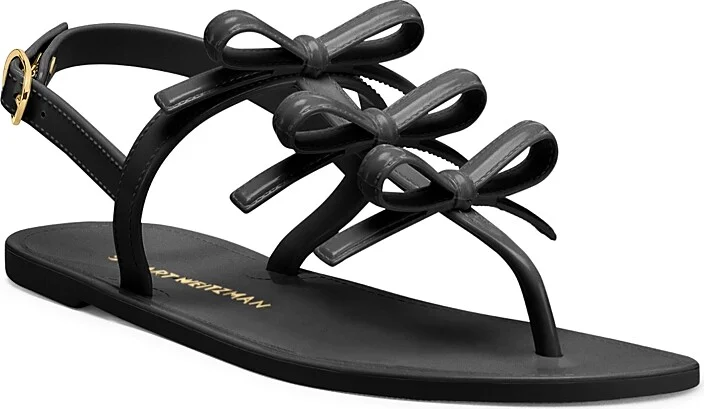 Stuart Weitzman Women's Felicity Bow Sandals