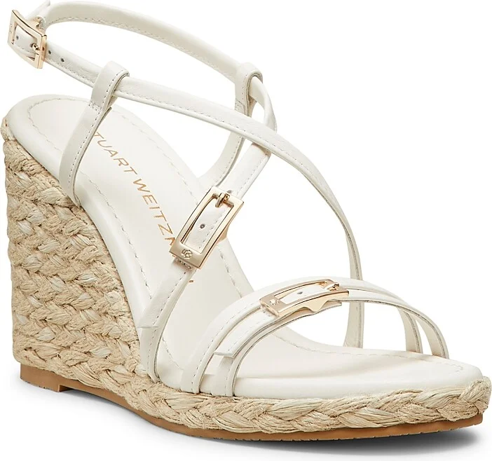 Stuart Weitzman Women's Georgie Espadrille Wedge Sandals
