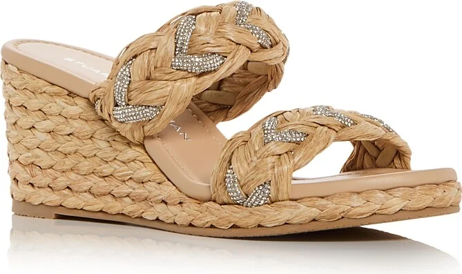 Stuart Weitzman Women's Lana Espadrille Wedge Sandals