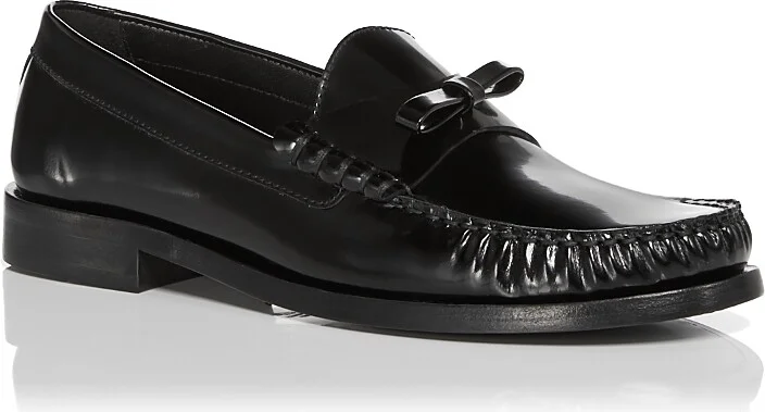 Stuart Weitzman Women's Lottie Bow Loafers