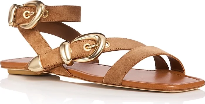 Stuart Weitzman Women's Maven Buckled Sandals