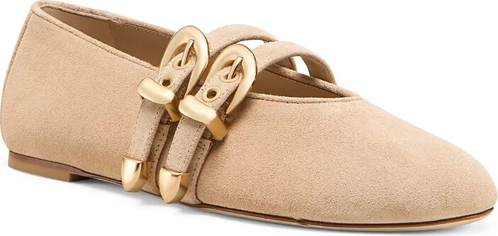 Stuart Weitzman Women's Maven Mary Jane Flats