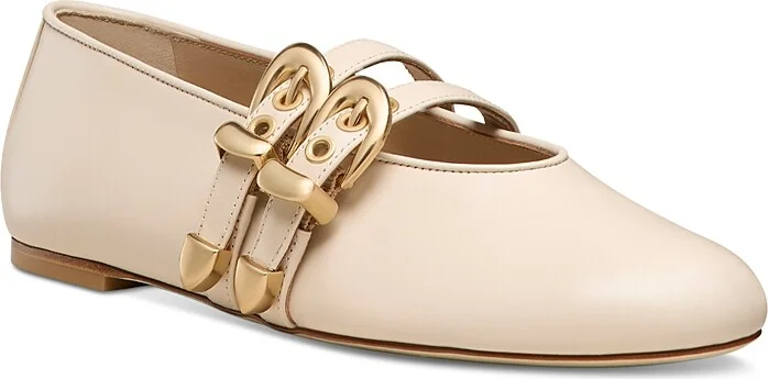 Stuart Weitzman Women's Maven Mary Jane Flats