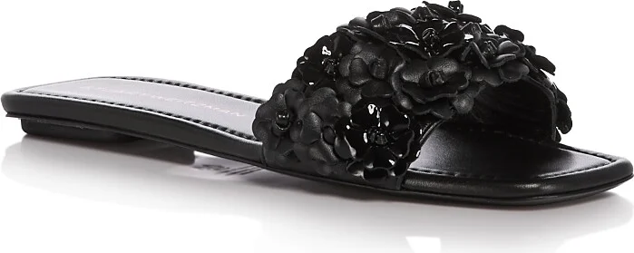Stuart Weitzman Women's Meadow Slide Flat Sandals