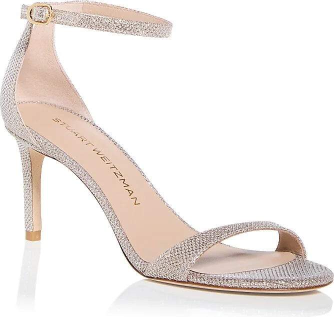 Stuart Weitzman Women's Nudist 75 Ankle Strap Sandals