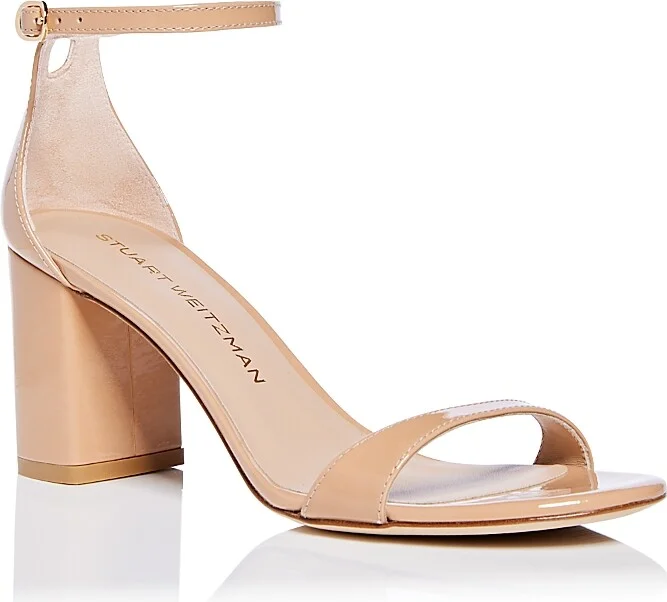 Stuart Weitzman Women's Nudist Block 75 Sandals