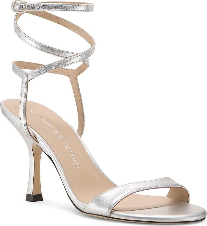 Stuart Weitzman Women's Nudist Wrap 85 High Heel Sandals