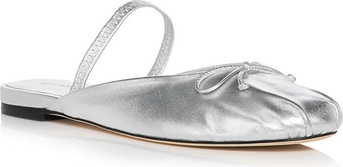 Stuart Weitzman Women's Prima Bow Ballet Flats
