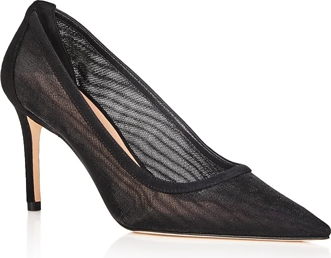 Stuart Weitzman Women's Stuart 85 Mesh Pumps