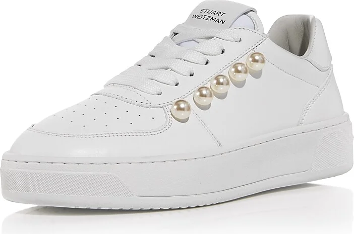 Stuart Weitzman Women's Sw Courtside Pearl Sneakers