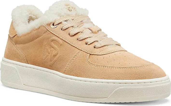 Stuart Weitzman Women's Sw Courtside Shearling Sneakers