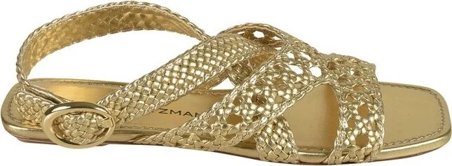 Stuart Weitzman Wovened Open Toe Sandals