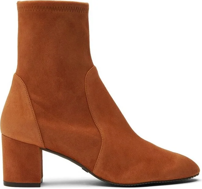 Stuart Weitzman Yuliana Block Heeled Sock Boots