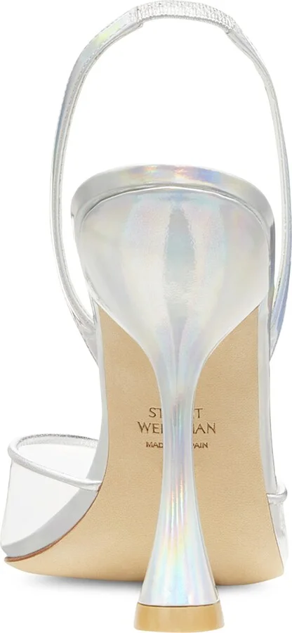 Stuart Xcurve Pointed Toe Slingback Pump - Image 4
