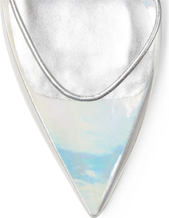 Stuart Xcurve Pointed Toe Slingback Pump - Image 5