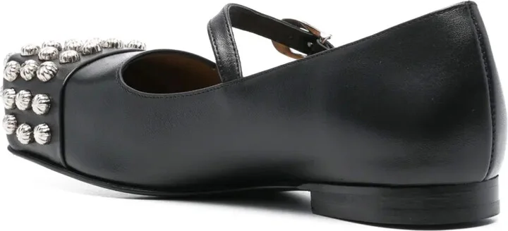 Stud-Detail Ballet Flats - Image 3