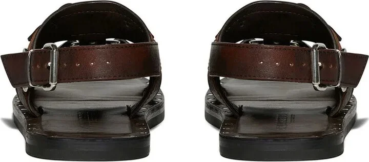 Stud-Detail Calf-Leather Sandals - Image 3