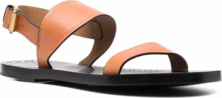 Stud Detail Leather Sandals - Image 2