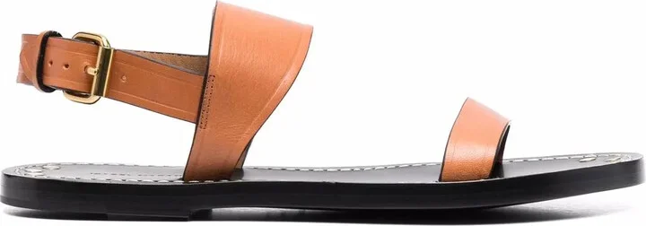 Stud Detail Leather Sandals