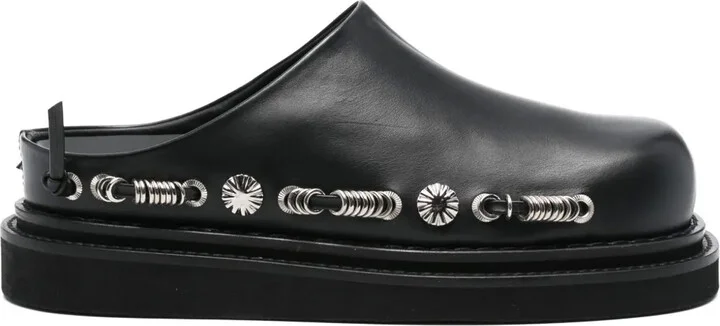 Stud-Detail Slippers
