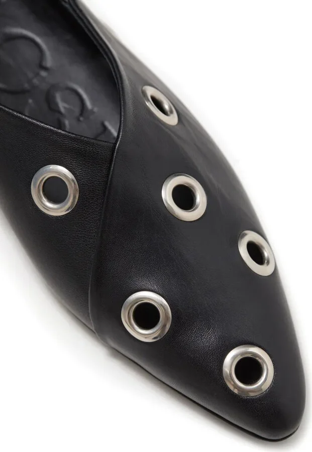 Stud-Detailed Ballet Flats - Image 4