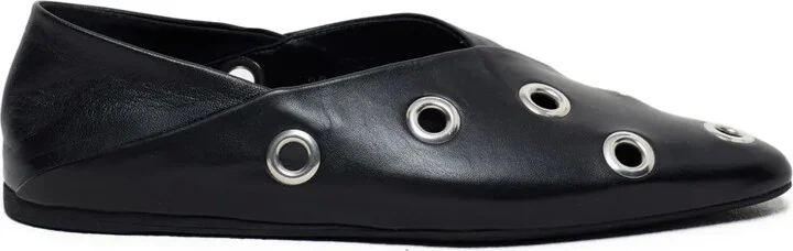 Stud-Detailed Ballet Flats
