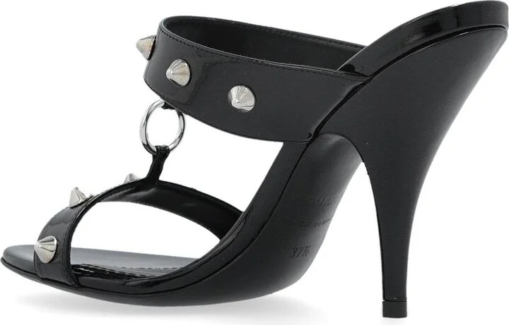 Stud-detailed Heeled Sandals - Image 3