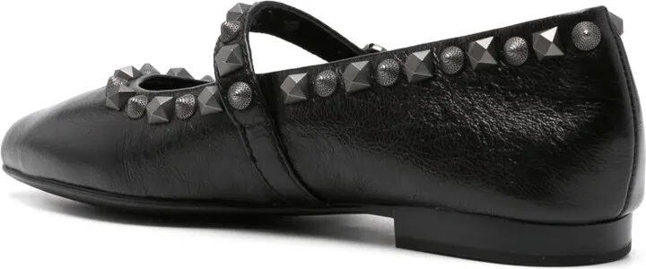 Stud-Embellished Ballerina Shoes - Image 3