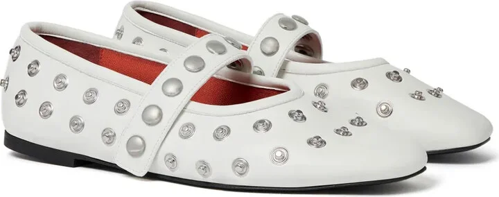 Stud-Embellished Ballerinas - Image 2