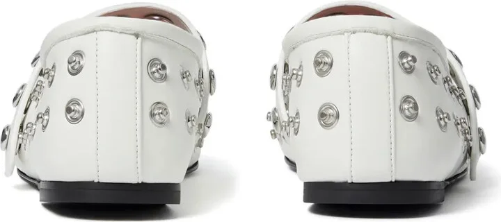 Stud-Embellished Ballerinas - Image 3